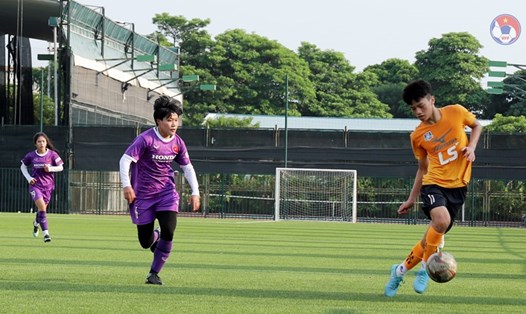 Đội tuyển nữ Việt Nam có thêm 4 trận giao hữu trước thềm vòng loại Asian Cup nữ 2022. Ảnh: VFF