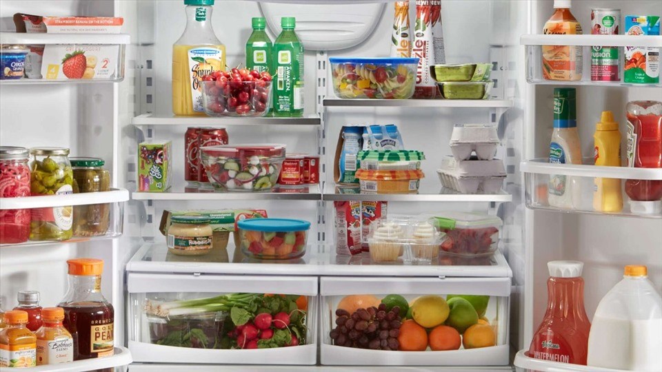 Bảo quản thực phẩm đúng cách trong tủ lạnh. Ảnh: VFA Bảo quản thực phẩm đúng cách trong tủ lạnh. Ảnh: VFA