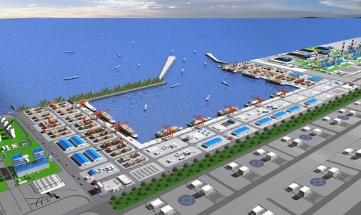 Quy hoạch dự án khu Bến Cảng biển Mỹ Thuỷ. Ảnh: Quangtri.gov.vn.