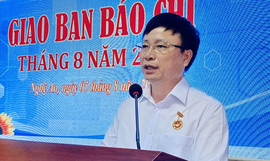 Phó Chủ tịch UBND tỉnh Nghệ An Bùi Đình Long cho biết tính đến nay tỉnh Nghệ An đã điều trị khỏi 154 bệnh nhân mắc COVID-19. Ảnh: Quang Đại