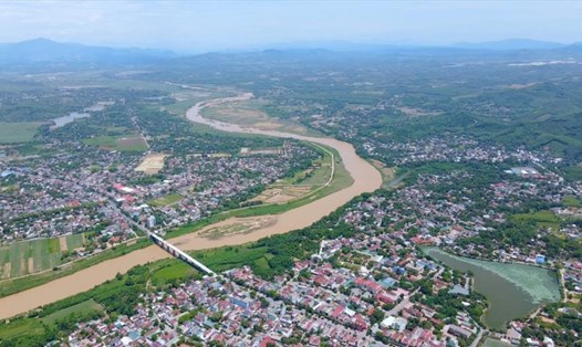 Quy hoạch phát triển không gian đô thị Thành phố Thái Hòa với Đại lộ Lê Hồng Phong kết nối trực tiếp với khu hành chính thành phố và giai đoạn mở rộng trục hướng nam với hệ thống Cầu Hiếu 3, Cầu Hiếu 4. Ảnh: TNG