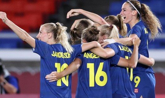 Trận chung kết bóng đá nữ Olympic Tokyo 2020 sẽ diễn ra giữa Thuỵ Điển – Canada. Ảnh: T.L