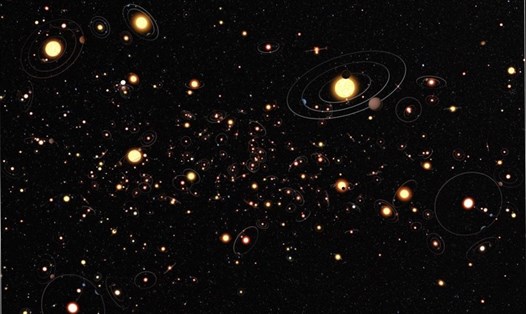 Mô phỏng Dải Ngân hà. Ảnh: NASA/ESA/ESO