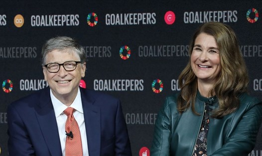 Bill Gates và Melinda đang phân chia tài sản hậu ly hôn. Ảnh: AFP