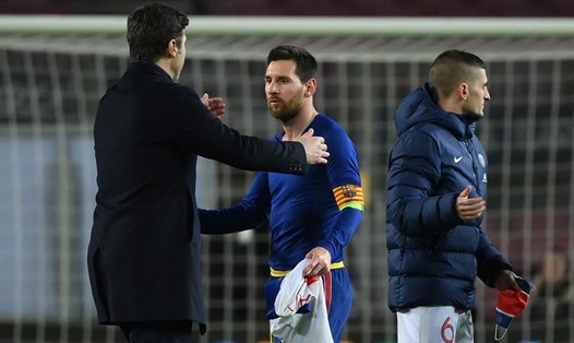 Messi sắp làm việc cùng người đồng hương Pochettino? Ảnh: AFP.