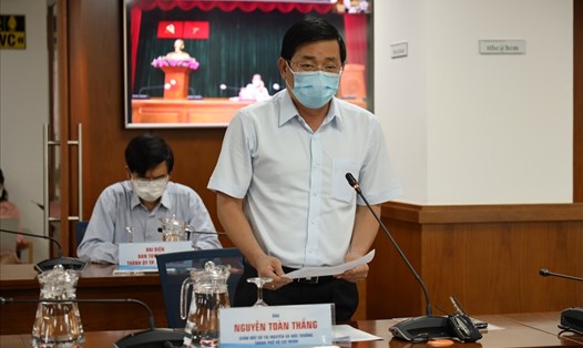 Giám đốc Sở Tài nguyên và Môi trường TPHCM Nguyễn Toàn Thắng. Ảnh: Huyền Mai