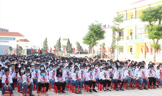 Học sinh Bắc Giang tựu trường từ ngày 1.9.2021.Ảnh minh họa: bacgiang.gov.vn