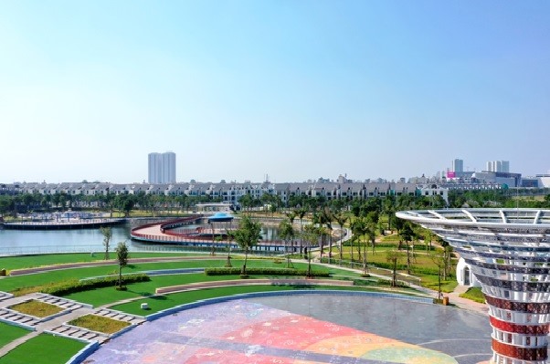 Một góc không gian tại KĐT Dương Nội. Ảnh: NC