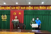 LĐLĐ tỉnh Vĩnh Long hỗ trợ các đơn vị tuyến đầu phòng chống dịch COVID-19