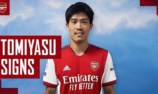 Hậu vệ tuyển Nhật Bản Takehiro Tomiyasu lỡ trận ra quân vòng loại World Cup 2022 vì hoàn tất hợp đồng đến Arsenal. Ảnh: Arsenal.
