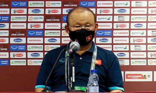 Huấn luyện viên Park Hang-seo tự tin trước trận gặp Saudi Arabia. Ảnh: VFF