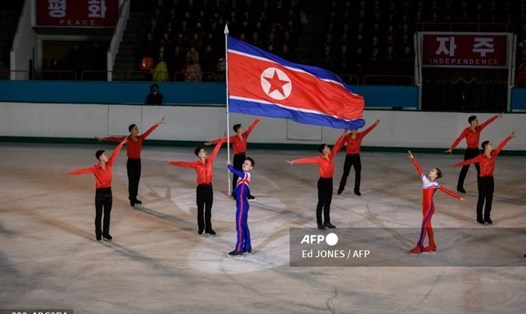 Triều Tiên bị cấm tham dự Olympic mùa đông Bắc Kinh 2022. Ảnh: AFP