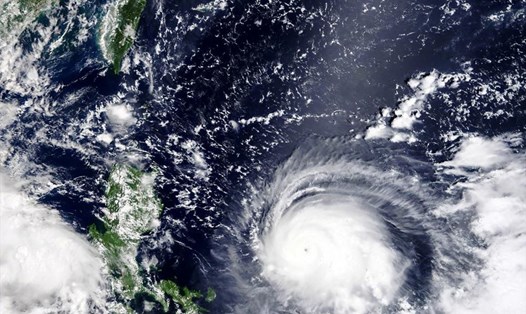 Hình ảnh vệ tinh về bão Chanthu được NASA công bố hôm 9.9