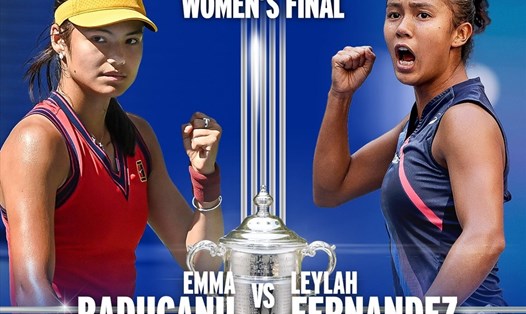 2 tay vợt trẻ gây ấn tượng cực mạnh ở nội dung đơn nữ giải Mỹ mở rộng 2021. Ảnh: US Open