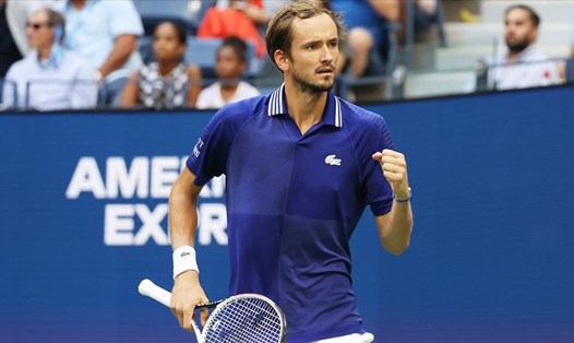 Daniil Medvedev có trận chung kết Grand Slam thứ ba, cũng là chung kết thứ hai tại US Open, trong 3 năm. Ảnh: US Open