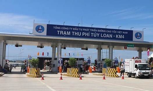 Tuyến cao tốc Đà Nẵng - Quảng Ngãi chỉ còn trạm Túy Loan là chưa thực hiện thu phí trở lại. Ảnh: GT
