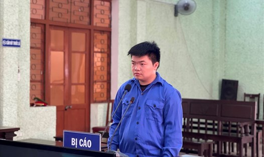 Đối tượng Luyện bị tòa án nhân dân tỉnh Cao Bằng tuyên phạt 17 năm tù. Ảnh BCB.