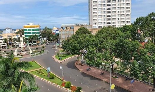 Một góc Thành phố Buôn Ma Thuột, thủ phủ tỉnh Đắk Lắk ngày càng khang trang, to đẹp. ảnh PV