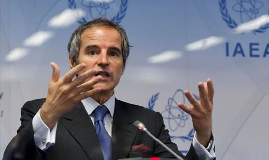 Tổng giám đốc Cơ quan Năng lượng Nguyên tử Quốc tế (IAEA) Rafael Grossi đã đến Iran để đàm phán về vấn đề hạt nhân. Ảnh: AFP