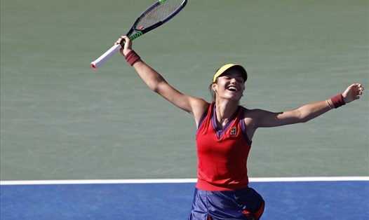 Emma Raducanu không phải là tay vợt nữ trẻ nhất từng giành Grand Slam. Ảnh: US Open