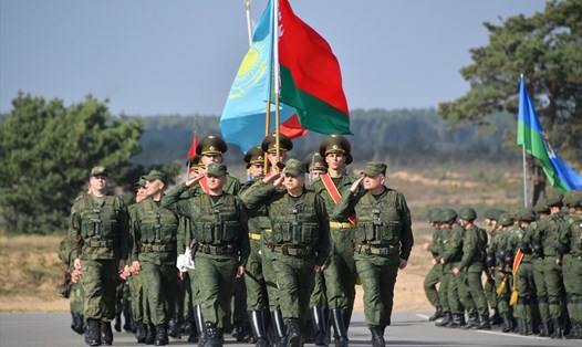 Lễ khai mạc cuộc tập trận Zapad-2021 ở Belarus. Ảnh: Sputnik/BQP Nga