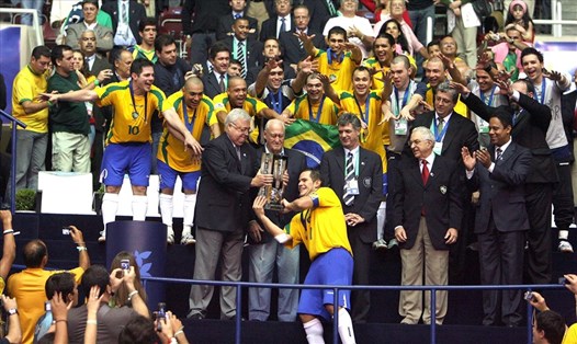 Tuyển Futsal Brazil từng có chiến thắng không tưởng 76-0 trước đại diện Đông Nam Á là Timor Leste. Ảnh: FIFA Futsal World Cup
