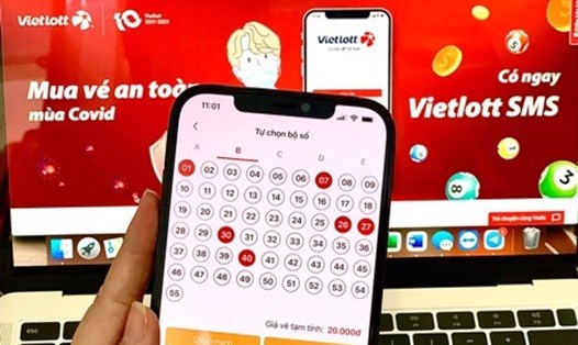 Người chơi dễ dàng chọn những số yêu thích trên Vietlott SMS