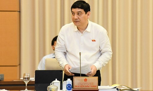 Chủ nhiệm Ủy ban Văn hóa, Giáo dục của Quốc hội Nguyễn Đắc Vinh. Ảnh: Minh Hùng