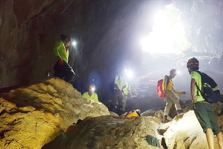 Sơn Đoòng – hang động lớn nhất thế giới là địa điểm trong mơ của du khách quốc tế khi đến Phong Nha - Kẻ Bàng. Ảnh: LĐ