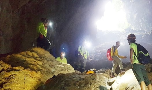 Sơn Đoòng – hang động lớn nhất thế giới là địa điểm trong mơ của du khách quốc tế khi đến Phong Nha - Kẻ Bàng. Ảnh: LĐ