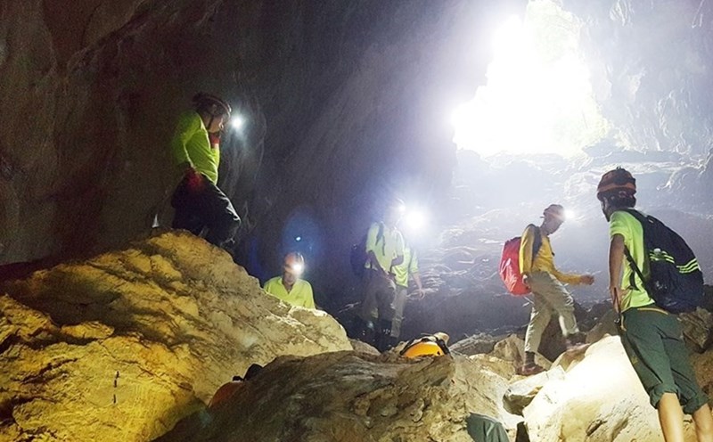 Sơn Đoòng – hang động lớn nhất thế giới là địa điểm trong mơ của du khách quốc tế khi đến Phong Nha - Kẻ Bàng. Ảnh: LĐ