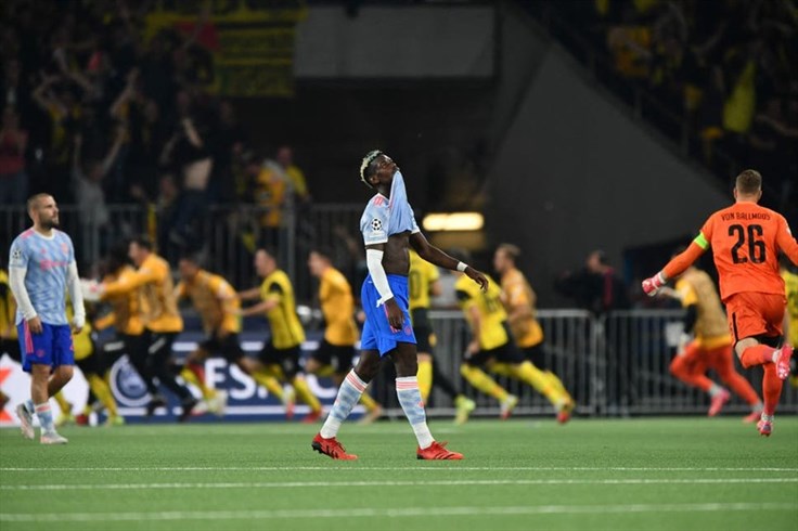 Kết quả Young Boys 2 - 1 Man United: Đường chuyền về tai hại