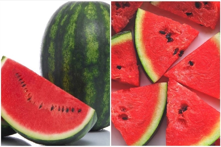 Dưa hấu là thực phẩm màu đỏ tốt cho sức khỏe. Đồ họa: Thanh Ngọc