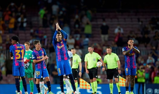 Những hy vọng, ảo tưởng còn sót lại ở Barcelona đã trôi tuột khỏi sân Camp Nou sau trận đấu với Bayern Munich. Ảnh: UEFA