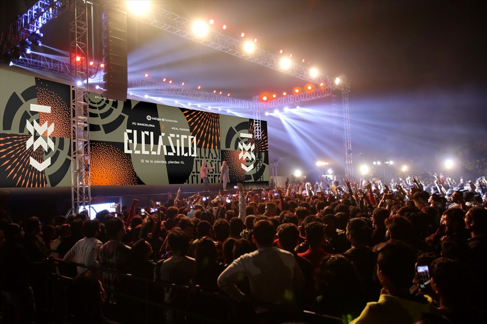 Buổi giới thiệu logo và nhận diện thương hiệu El Clasico. Ảnh: La Liga