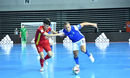 Tuyển Việt Nam bước vào trận đấu quyết định tại futsal World Cup 2021 gặp CH Czech. Ảnh VFF