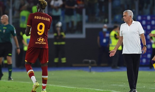 Tammy Abraham đầu quân cho AS Roma của Jose Mourinho và đã có 2 bàn, 2 kiến tạo trong 5 năm trận đấu kể từ đầu mùa. Ảnh: Serie A