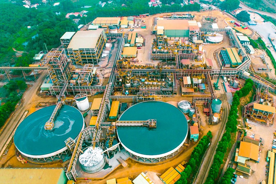 Dây chuyền nhà máy của Masan High-Tech Materials.
Ảnh: Website MSR.