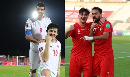 Tuyển Iran (trái) đã quá quen thuộc với Syria khi hai đội thường xuyên gặp nhau những năm qua. Ảnh: AFC.