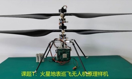 Nguyên mẫu trực thăng sao Hỏa của Trung Quốc. Ảnh: NSSC
