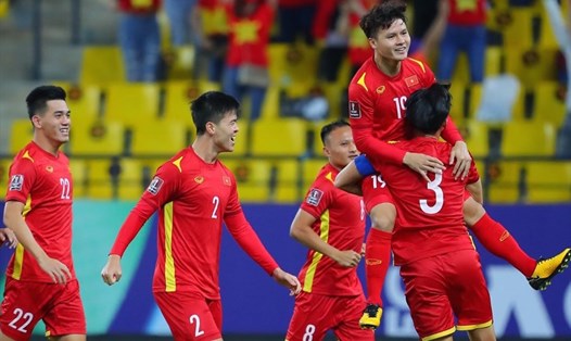 Đội tuyển Việt Nam xứng đáng được khen ngợi về tinh thần thi đấu. Ảnh: AFC