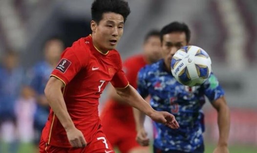 Wu Lei cùng các đồng đội tại tuyển Trung Quốc xác định phải thắng tuyển Việt Nam để nuôi hy vọng tại vòng loại World Cup 2022. Ảnh: Sohu.