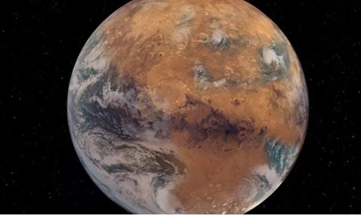Kích thước quá nhỏ khiến sao Hỏa không có khả năng giữ được nước về lâu dài. Ảnh: NASA
