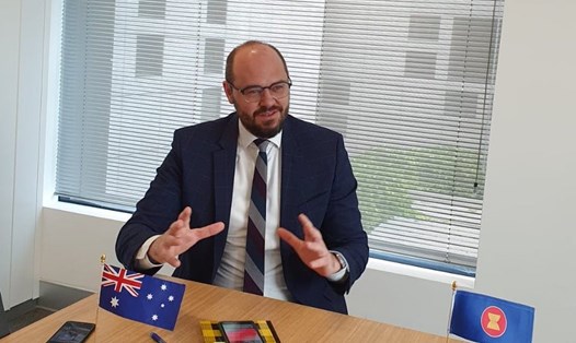 Đại sứ Australia tại ASEAN Will Nankervis. Ảnh: Twitter Will Nankervis