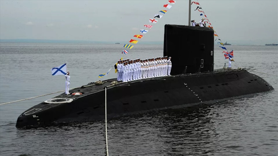 Tàu ngầm Nga lớp Varshavyanka. Ảnh: Sputnik
