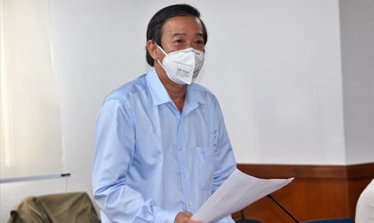 Bác sĩ Nguyễn Văn Vĩnh Châu - Phó Giám đốc Sở Y tế TPHCM   Ảnh: Thành Nhân