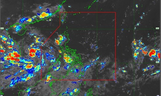 Một vùng áp thấp mới hình thành ở khu vực trách nhiệm của Philippines từ ngày 22.9. Ảnh: PASAGA
