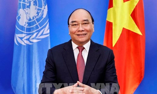 Chủ tịch nước Nguyễn Xuân Phúc dự Hội nghị thượng đỉnh các hệ thống lương thực của Liên Hợp Quốc. Ảnh: TTXVN