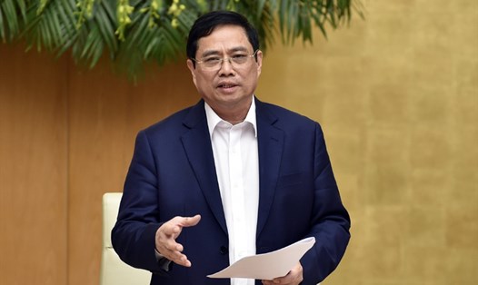 Thủ tướng Chính phủ Phạm Minh Chính làm Chủ tịch Ủy ban Quốc gia về chuyển đổi số. Ảnh VGP