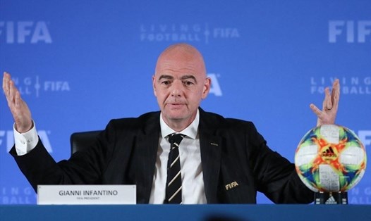 Việc thay đổi chu kỳ World Cup là cuộc “đại tu” lớn tiếp theo của Chủ tịch FIFA Gianni Infantino. Ảnh: AFP
